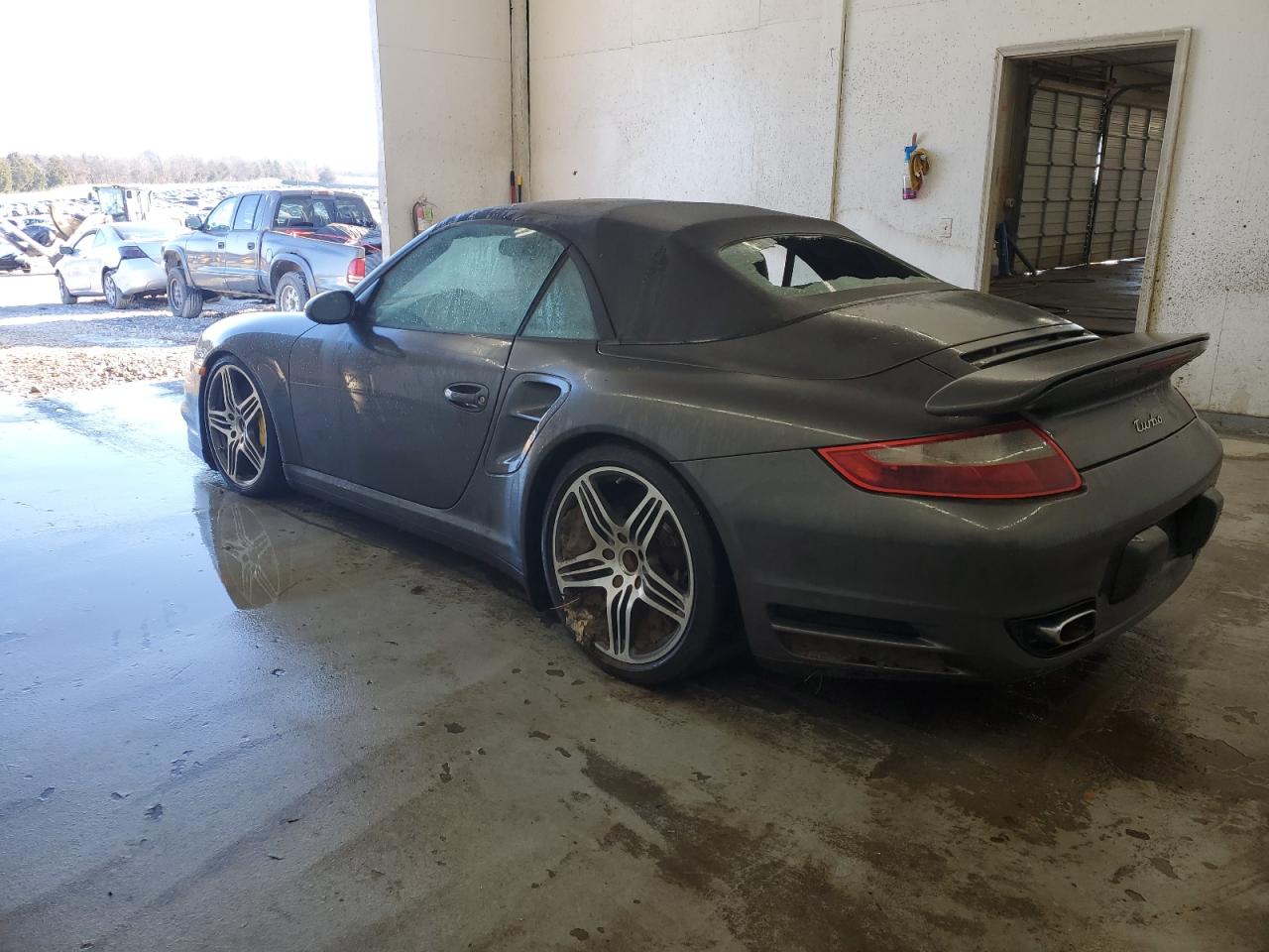 2008 Porsche 911 Turbo Gray vin: WP0CD29998S789036