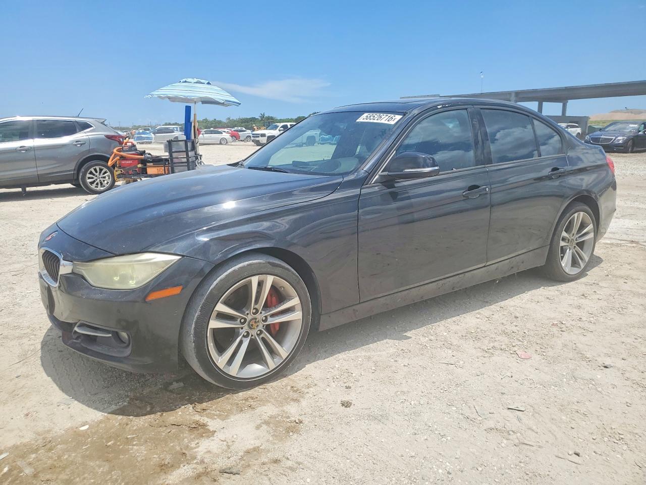 2013 Bmw 335 Xi Black vin: WBA3B9G57DNR89613