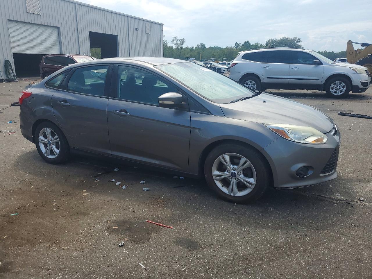 2014 Ford Focus Se Gray vin: 1FADP3F20EL228342