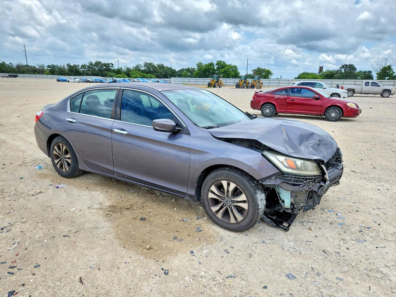 2015 Honda Accord Lx Gray vin: 1HGCR2F32FA193675