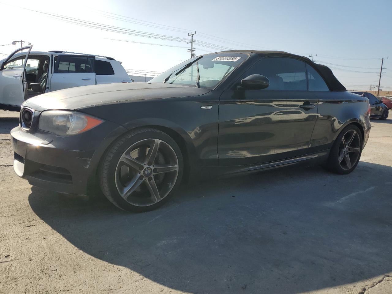 2008 Bmw 135 I Black vin: WBAUN93578VF56402