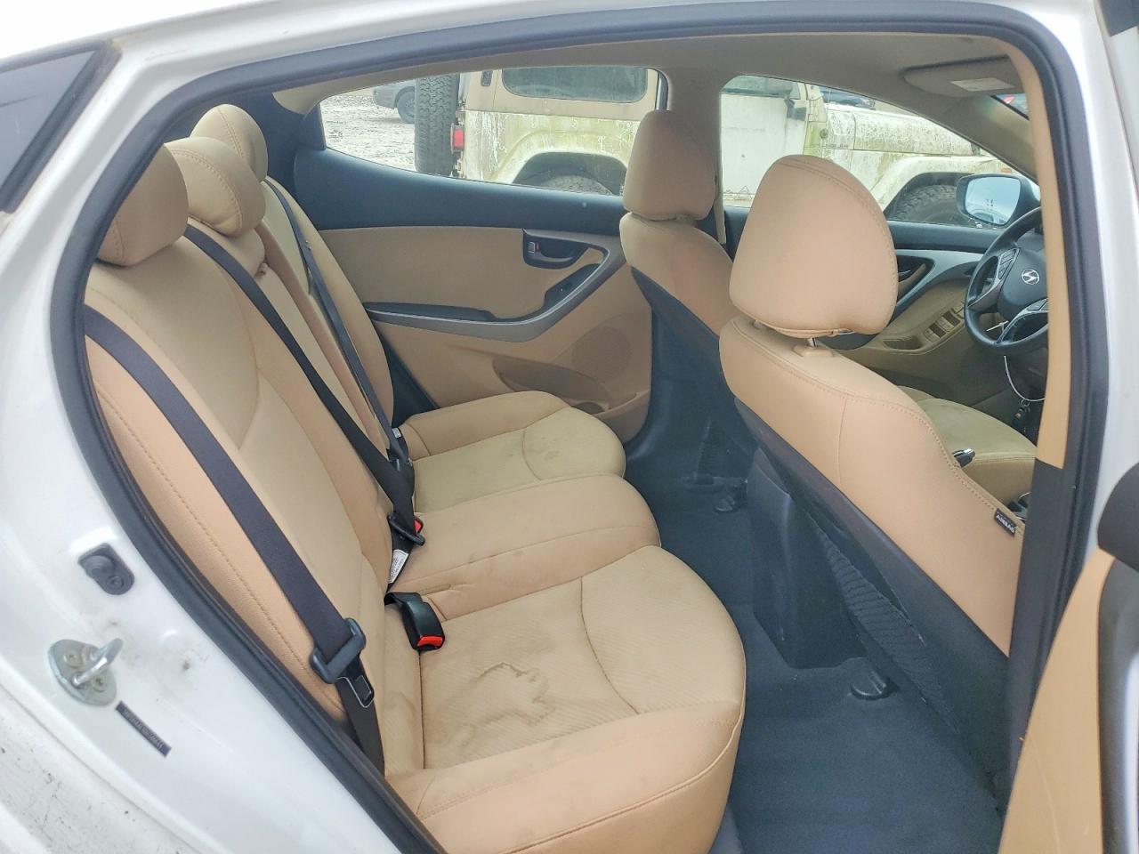 2013 Hyundai Elantra Gls White vin: 5NPDH4AE1DH346644