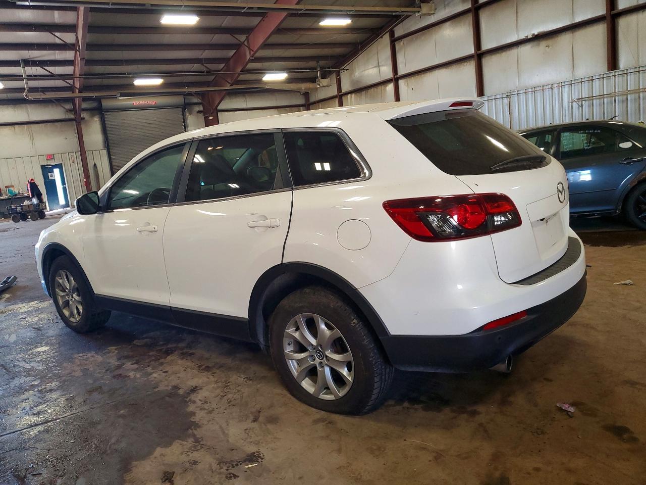 2015 Mazda Cx-9 Touring White vin: JM3TB3CA8F0451433