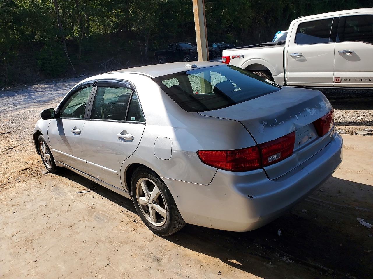 2005 Honda Accord Ex Silver vin: 1HGCM56875A032037