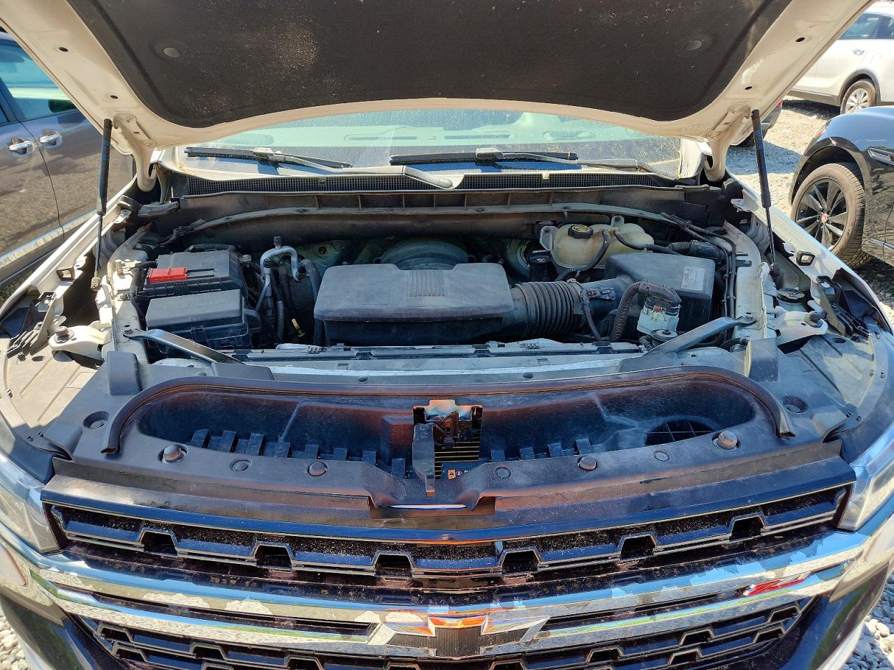 2021 Chevrolet Tahoe K1500 Z71 White vin: 1GNSKPKD8MR105518