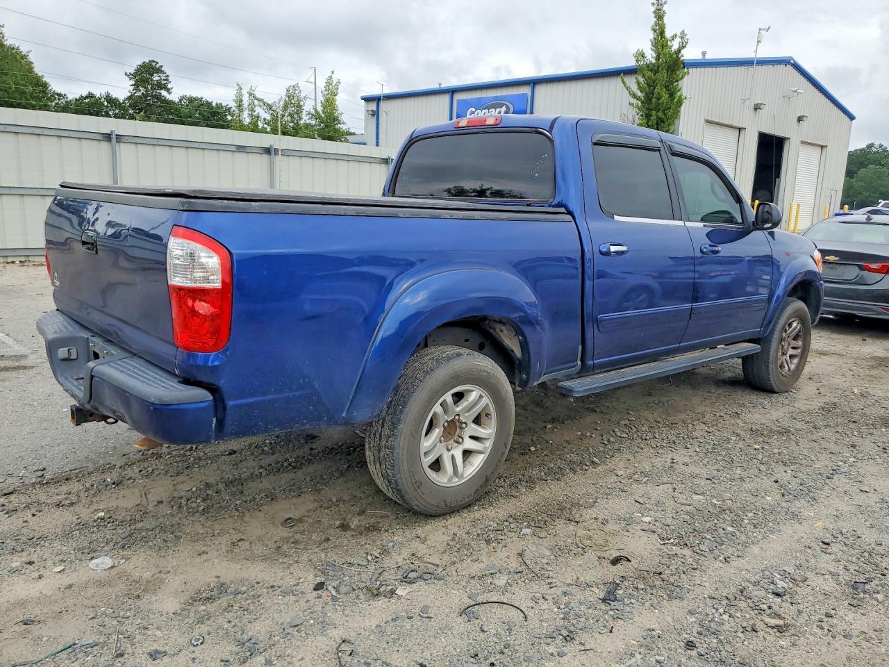 2005 Toyota Tundra Double Cab Limited Синий vin: 5TBET38195S479320