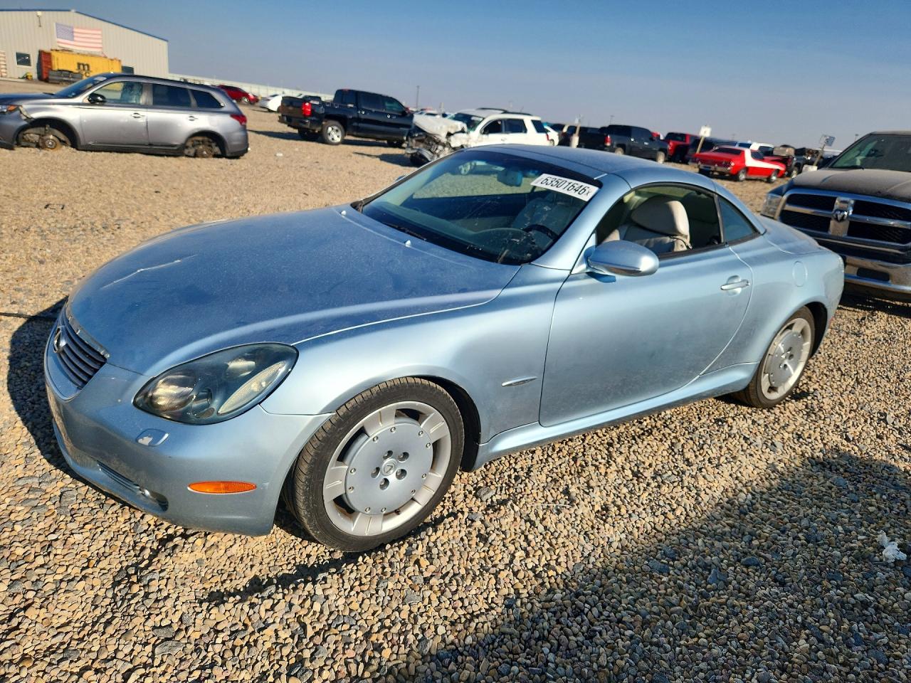 2004 Lexus Sc 430 Blue vin: JTHFN48Y340050862