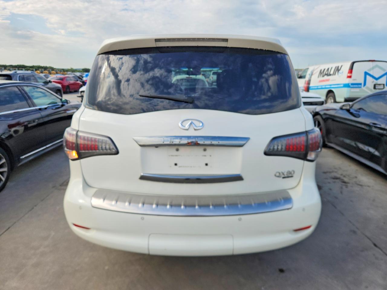 2015 Infiniti Qx80 White vin: JN8AZ2NE9F9082720