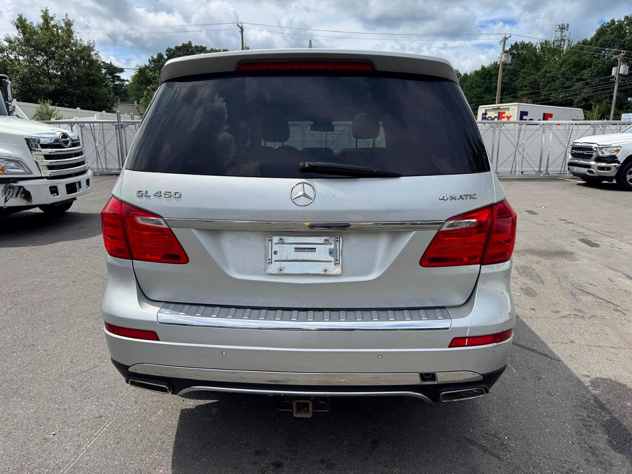 2015 Mercedes-benz Gl 450 4matic Silver vin: 4JGDF6EE5FA497469