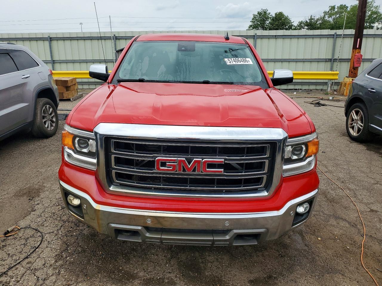 2015 Gmc Sierra K1500 Slt Red vin: 1GTV2VEJ3FZ157458