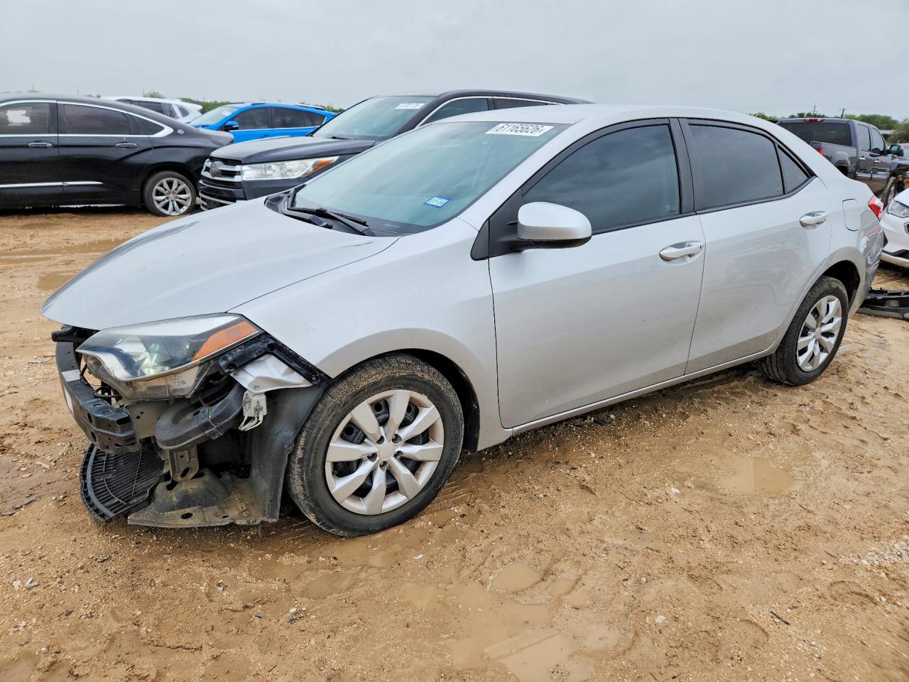 2015 Toyota Corolla Le Gray vin: 5YFBURHEXFP297505