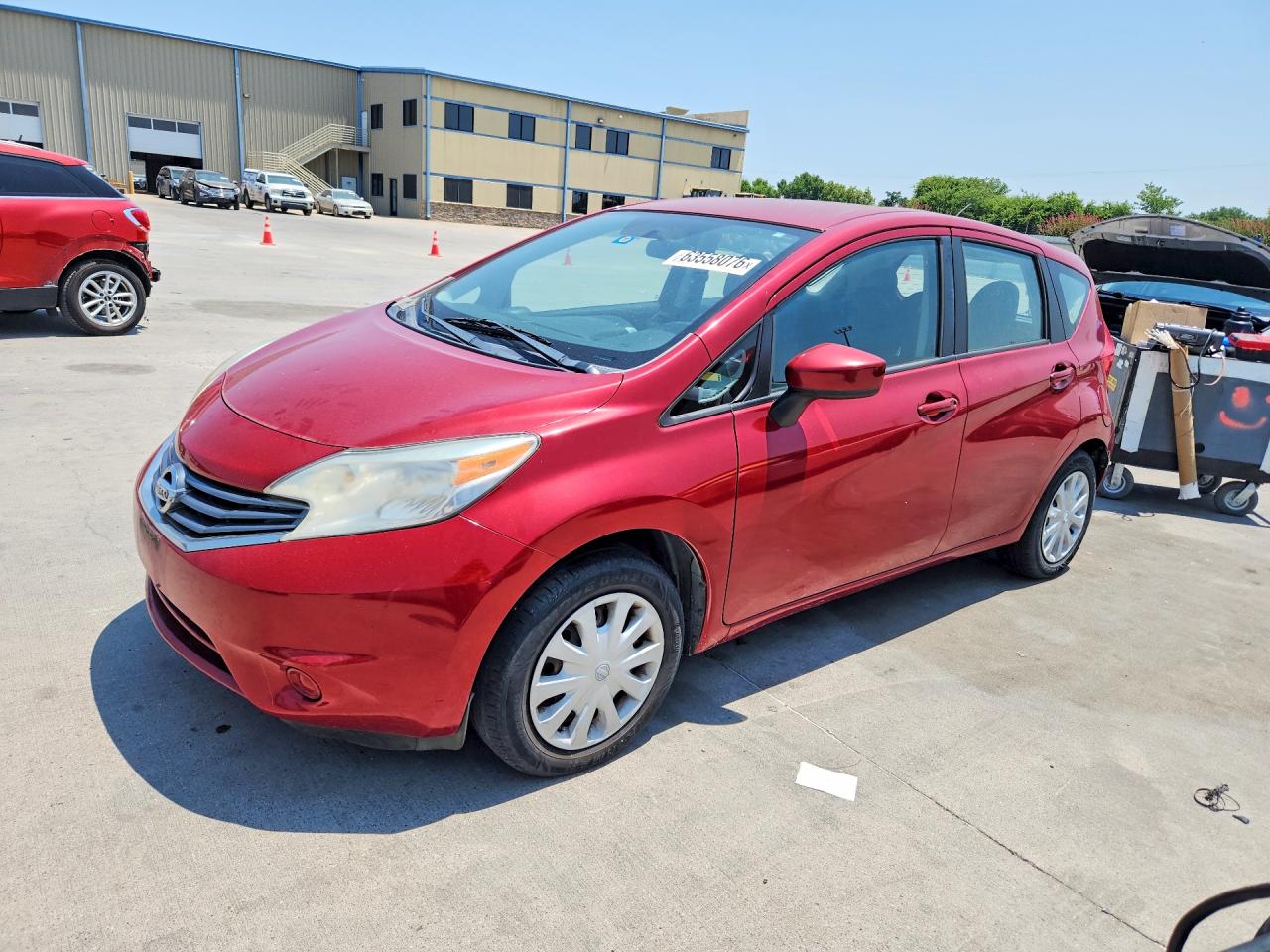 2015 Nissan Versa Note S Red vin: 3N1CE2CP7FL351568