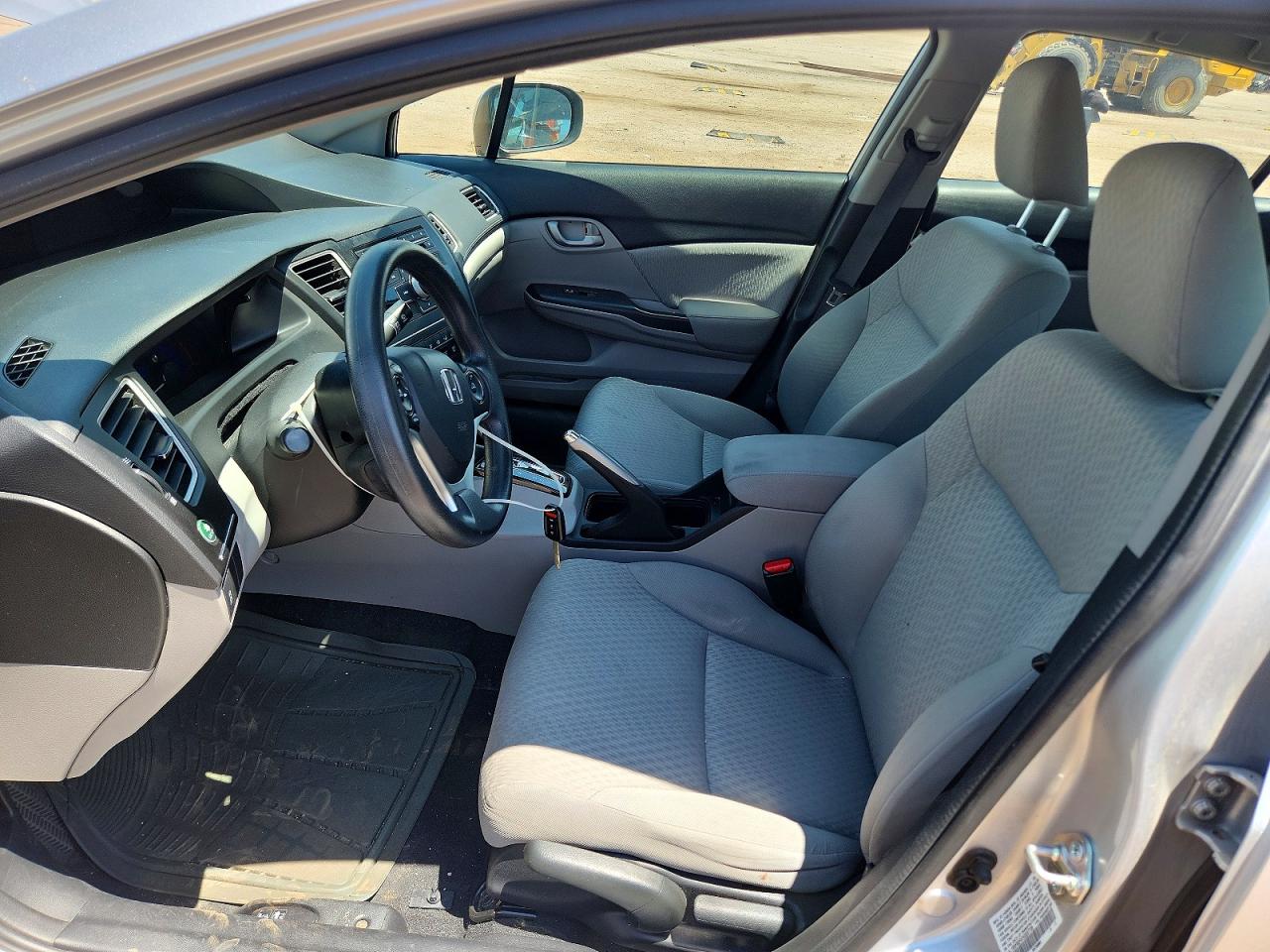 2014 Honda Civic Lx Silver vin: 19XFB2F57EE037726