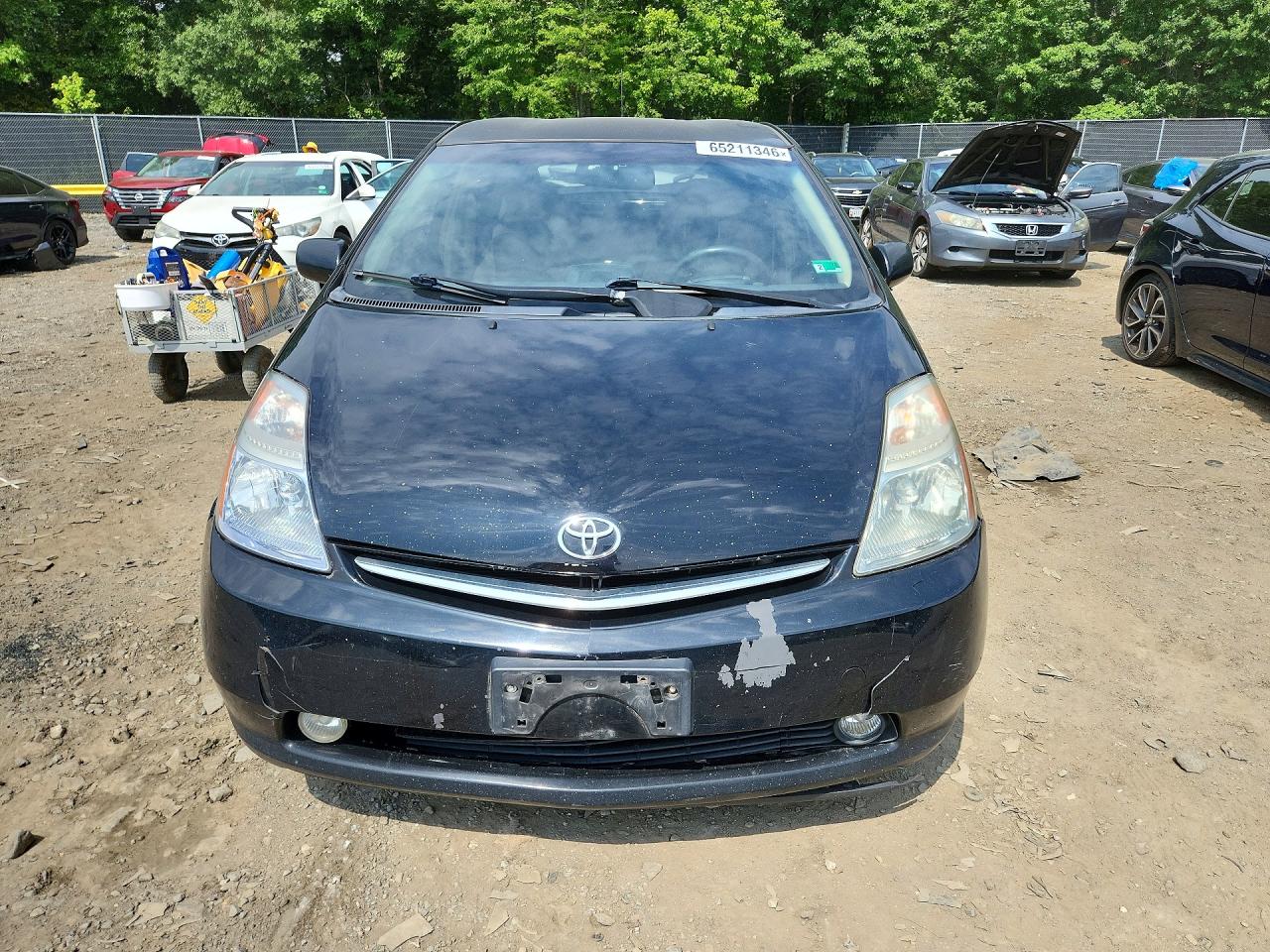 2008 Toyota Prius Base Black vin: JTDKB20U687702859