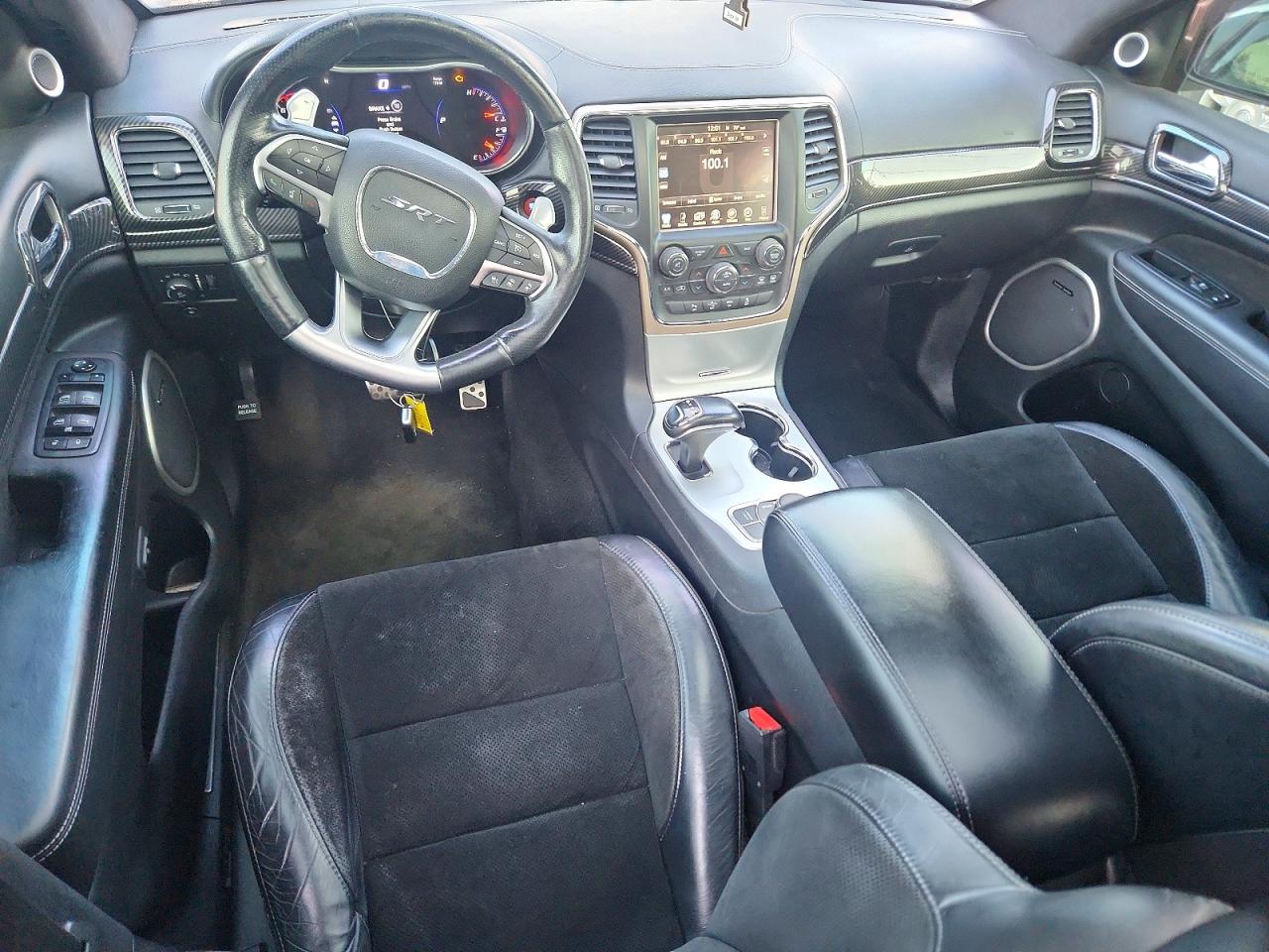 2015 Jeep Grand Cherokee Srt-8 Black vin: 1C4RJFDJ7FC778507
