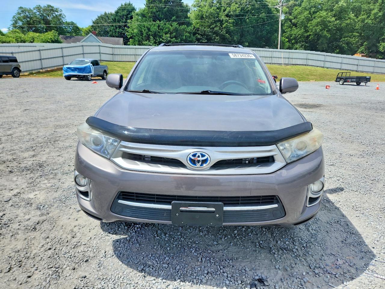 2012 Toyota Highlander Hybrid Limited Gray vin: JTEDC3EH8C2008019
