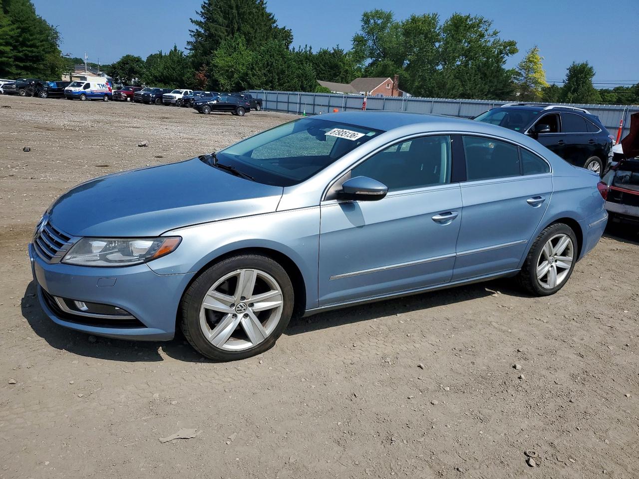 2013 Volkswagen Cc Sport Blue vin: WVWBP7AN1DE510793