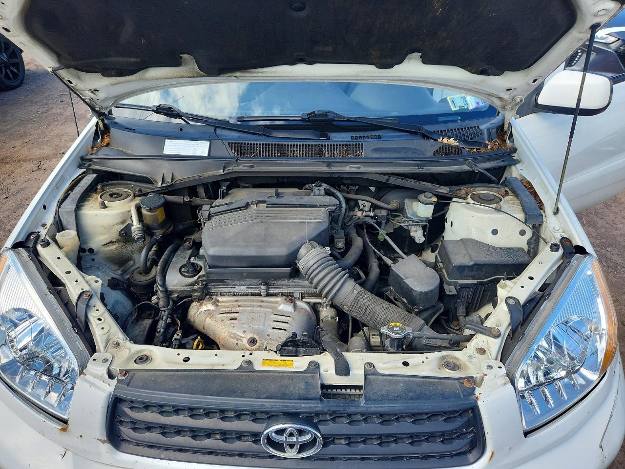 2003 Toyota Rav4 Base White vin: JTEHH20V830256292