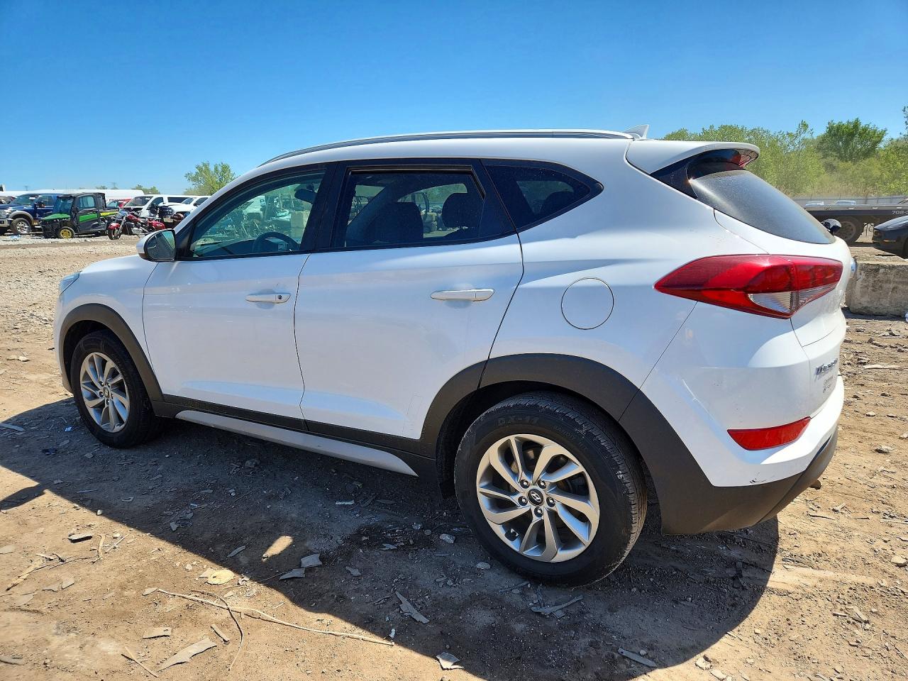 2018 Hyundai Tucson Sel Белый vin: KM8J3CA47JU677356