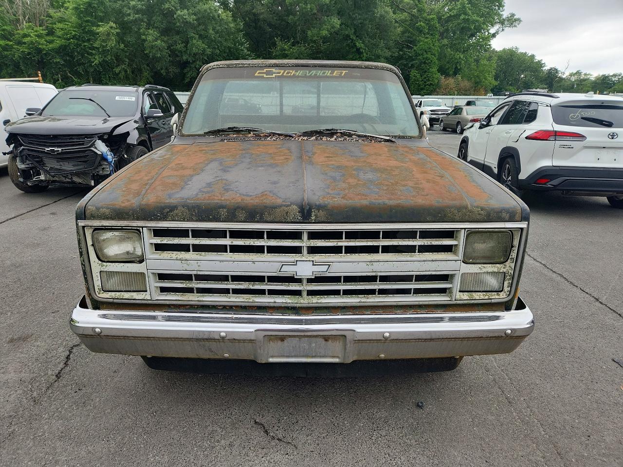 1987 Chevrolet R10 Black vin: 1GCCR14HXHF311288