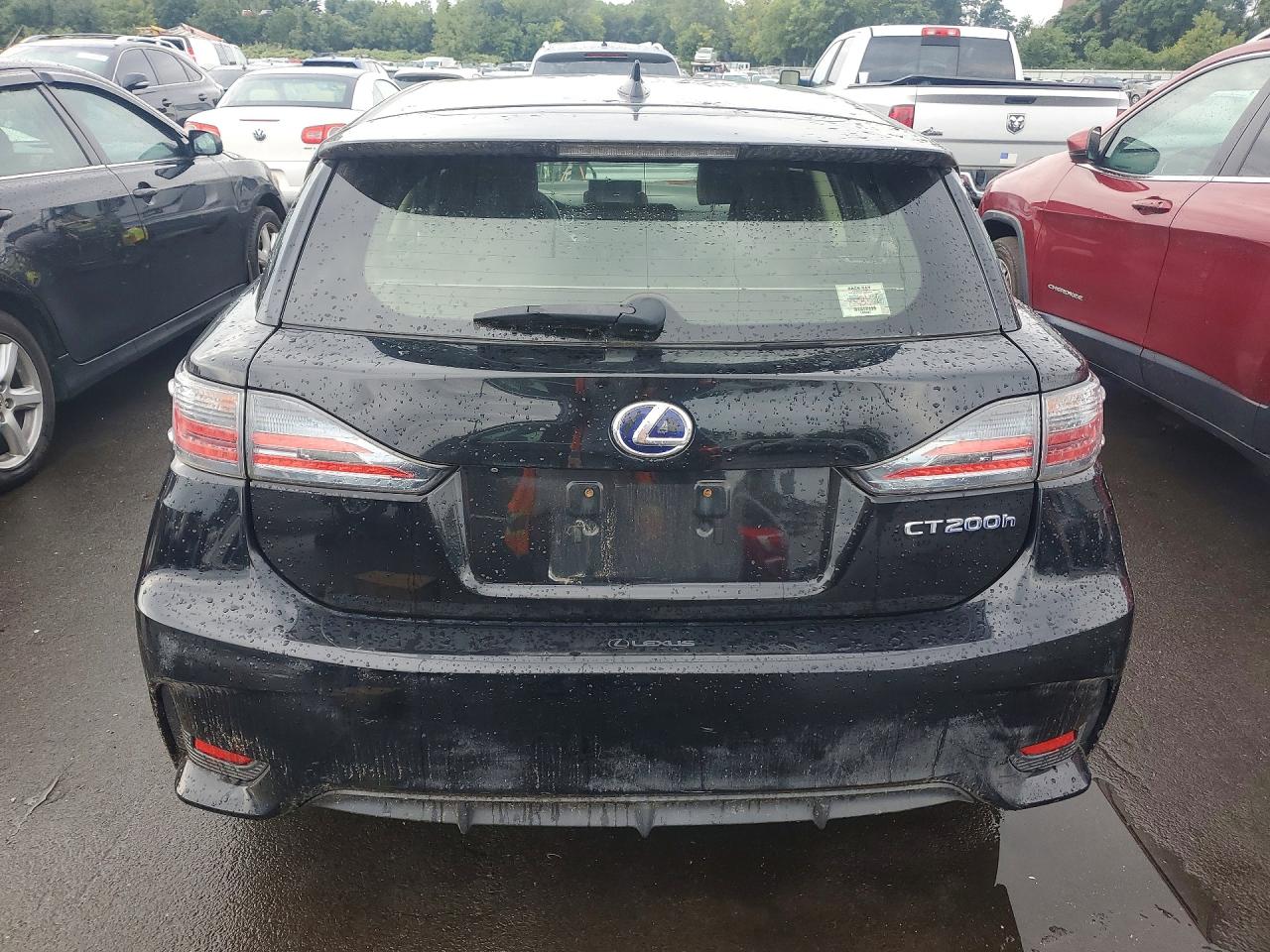 2014 Lexus Ct 200 Black vin: JTHKD5BH2E2188737