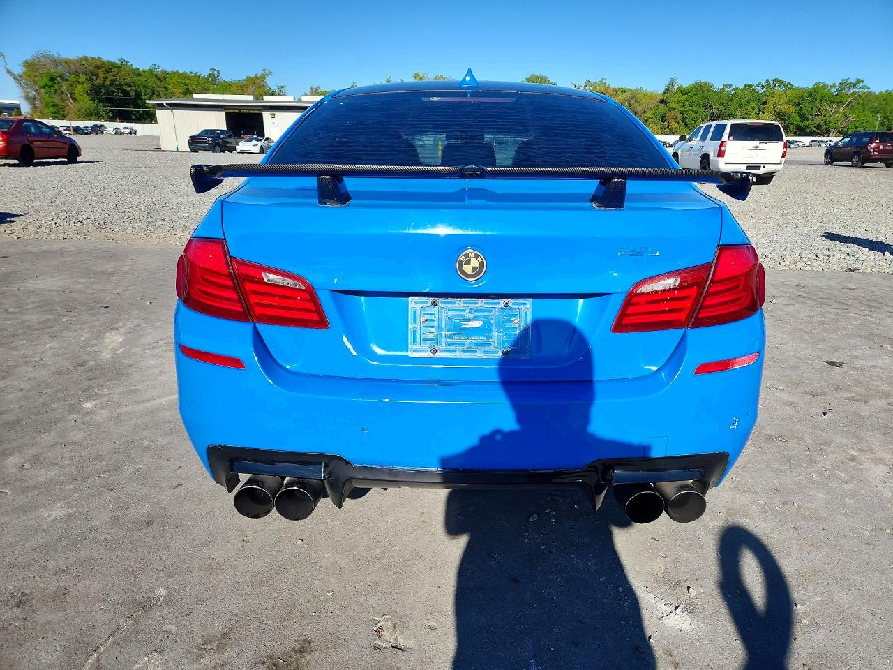 2012 Bmw 550 I Blue vin: WBAFR9C58CDV58264