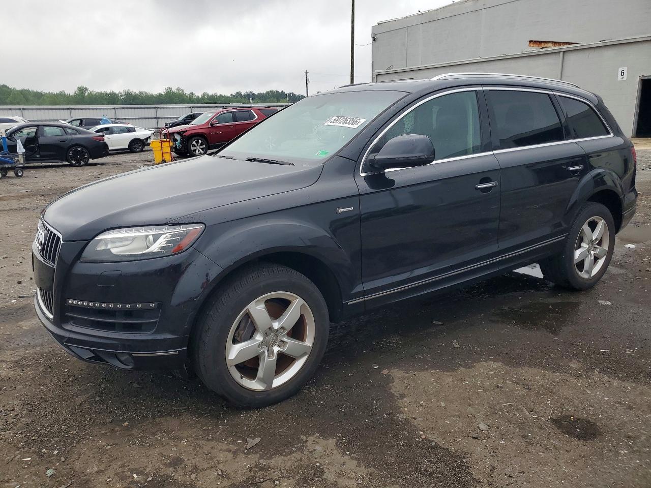 2015 Audi Q7 Premium Plus Black vin: WA1LGAFE6FD010173