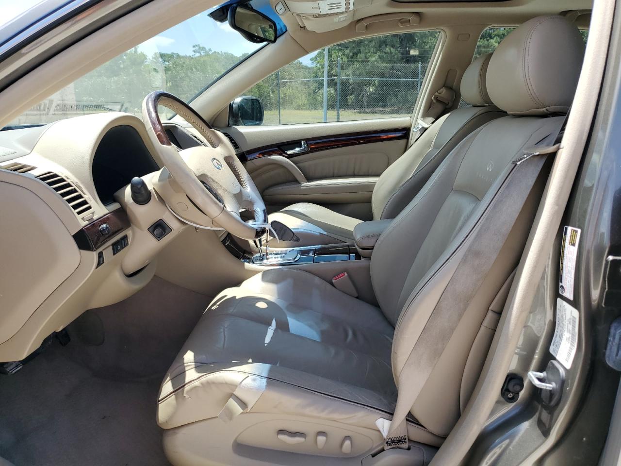 2005 Infiniti Q45 Gray vin: JNKBF01A85M100893