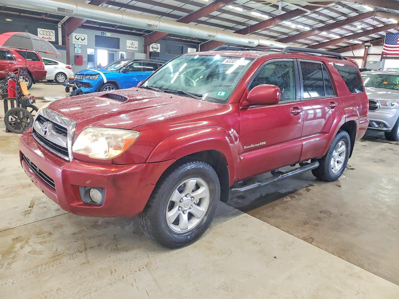 2008 Toyota 4runner Sport Edition Бордовый vin: JTEBU14RX8K035121