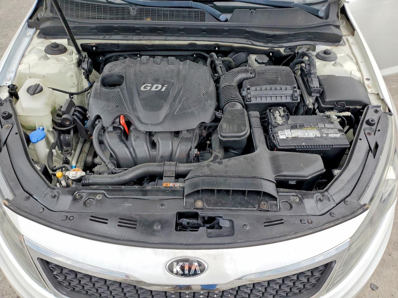2013 Kia Optima Lx Белый vin: KNAGM4A78D5382533