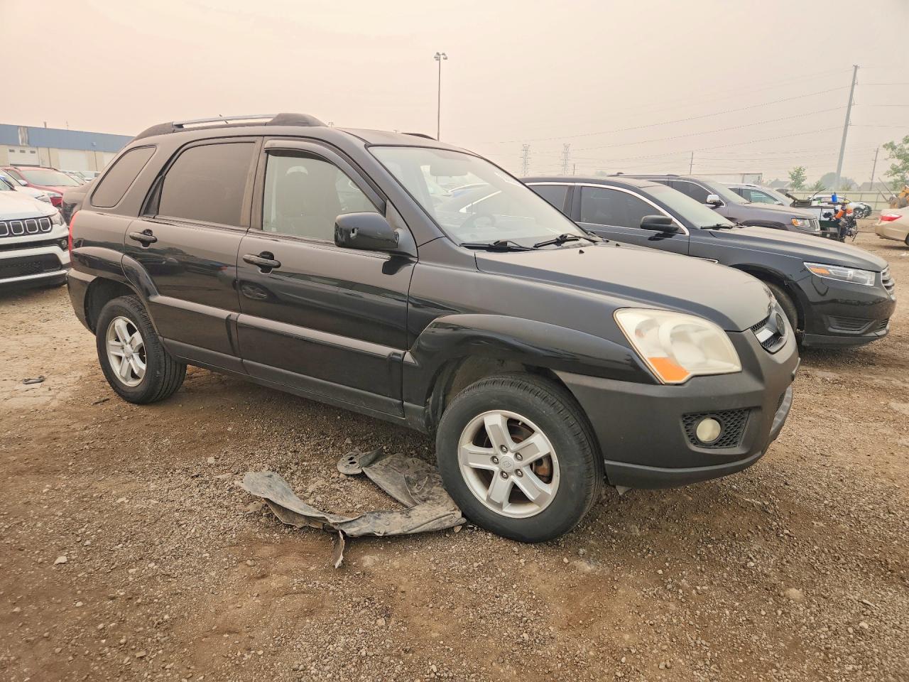 2009 Kia Sportage Lx Black vin: KNDJF723897554359