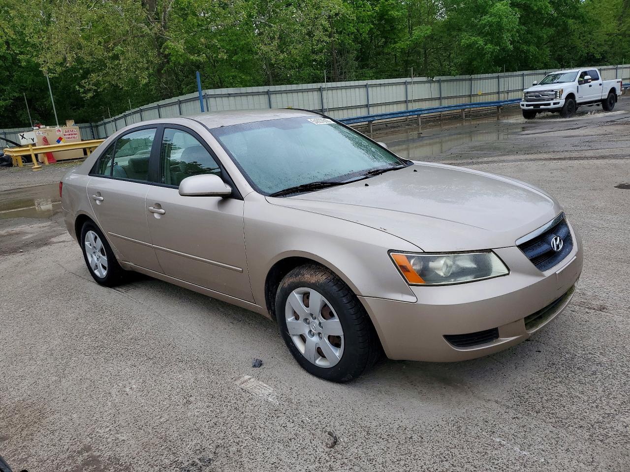 2007 Hyundai Sonata Gls Gold vin: 5NPET46CX7H290184