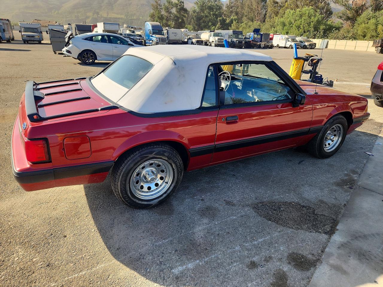 1990 Ford Mustang Lx Red vin: 1FACP44A8LF203910