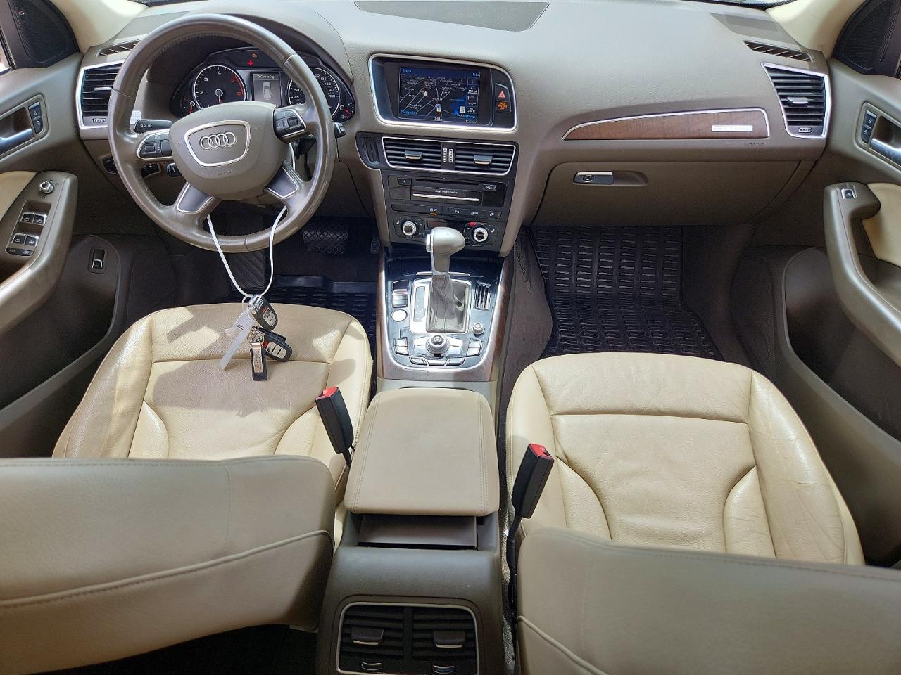 2014 Audi Q5 Tdi Premium Plus Brown vin: WA1CMAFP4EA096755