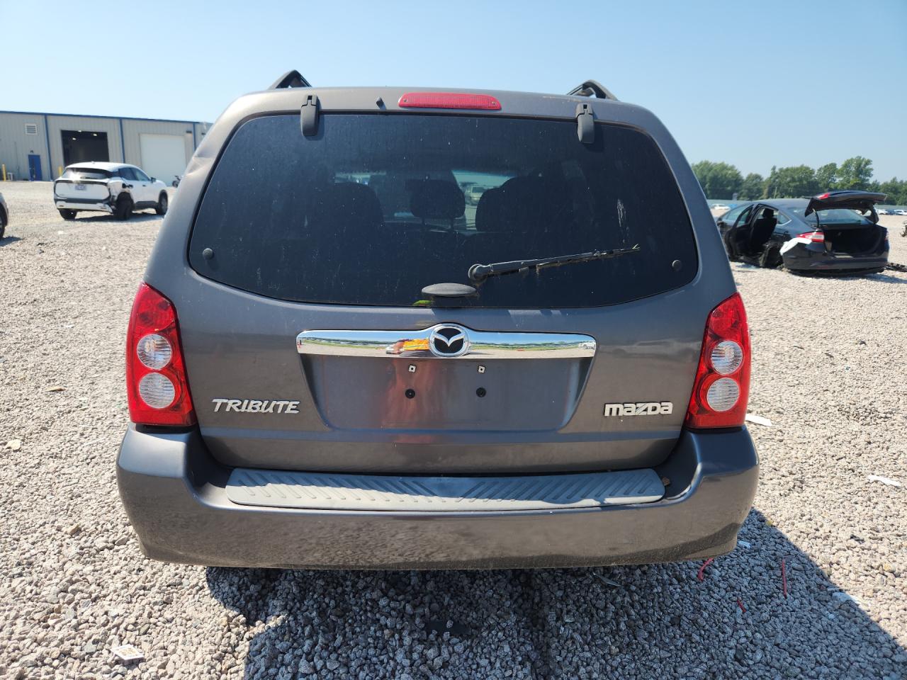 2006 Mazda Tribute S Gray vin: 4F2CZ04136KM29698