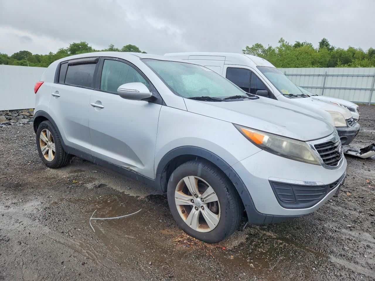 2012 Kia Sportage Lx Silver vin: KNDPB3A20C7271923