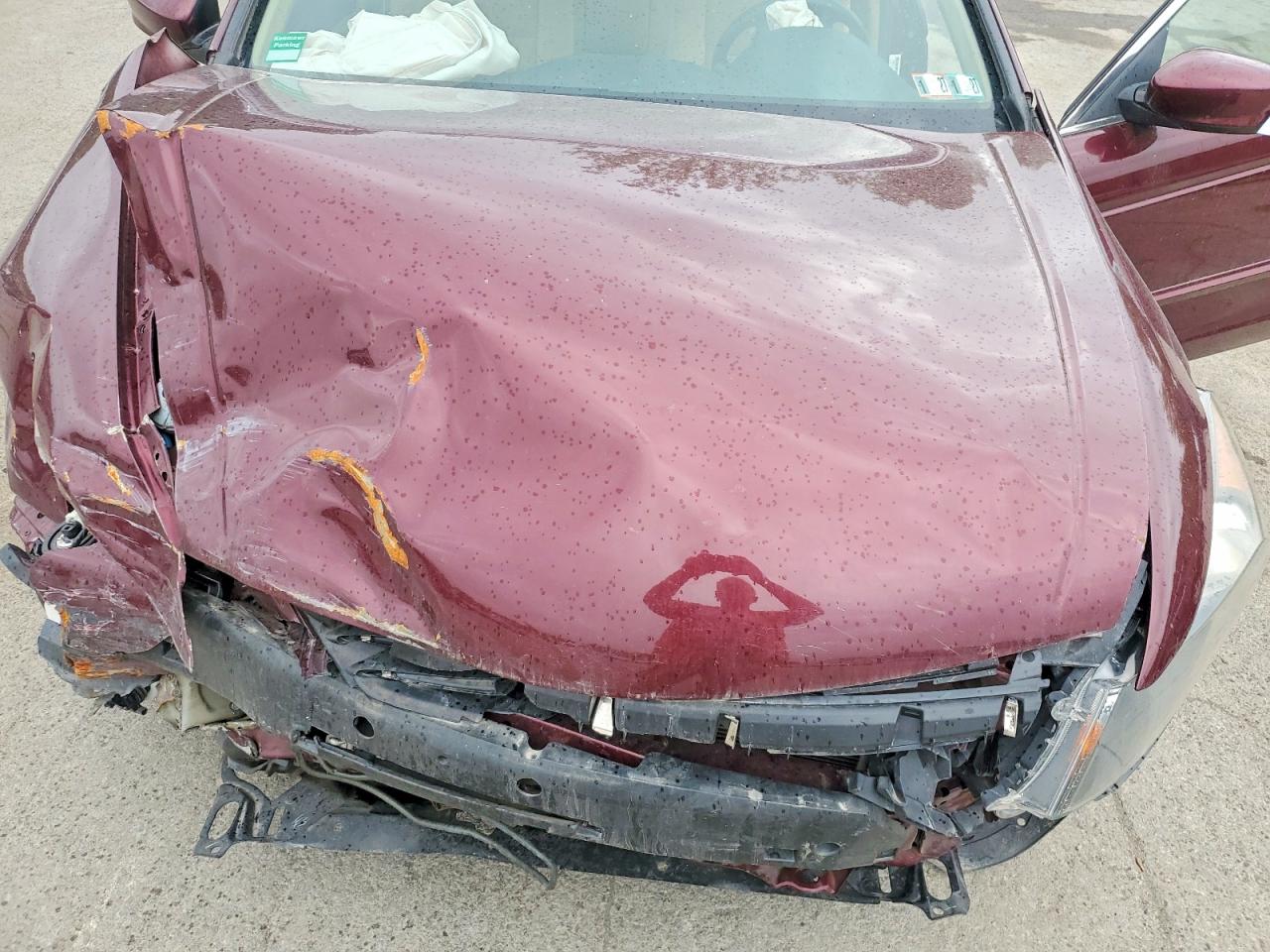 2012 Honda Accord Ex Maroon vin: 1HGCP2F77CA056574