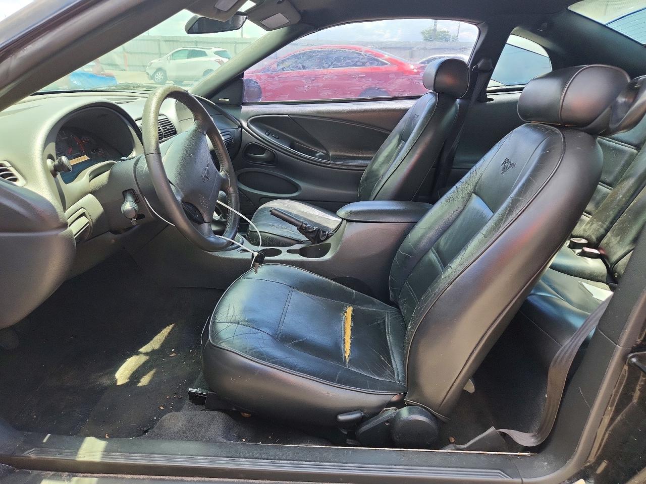 2003 Ford Mustang Black vin: 1FAFP40463F364673