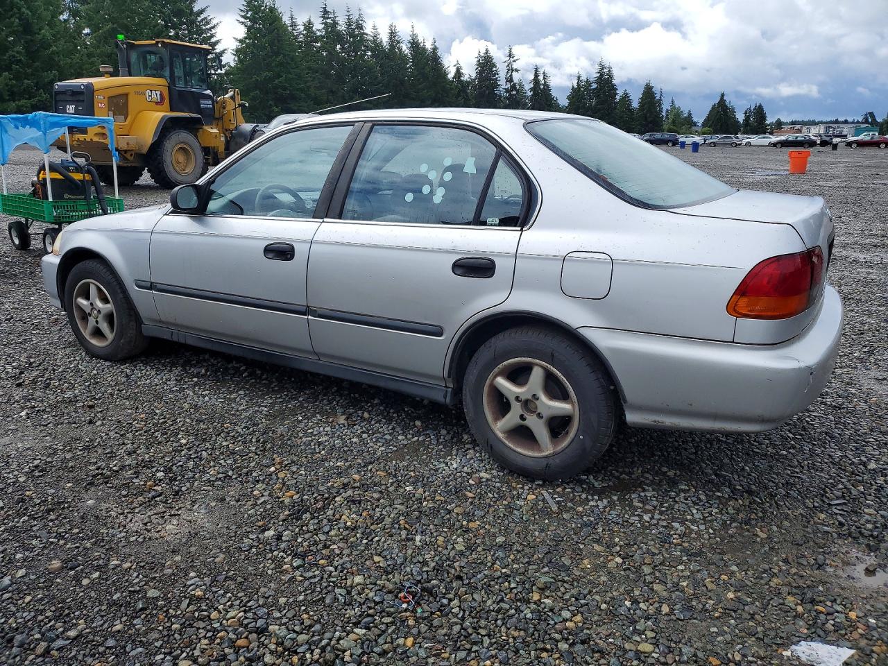 1998 Honda Civic Lx Серебряный vin: 2HGEJ6673WH537980