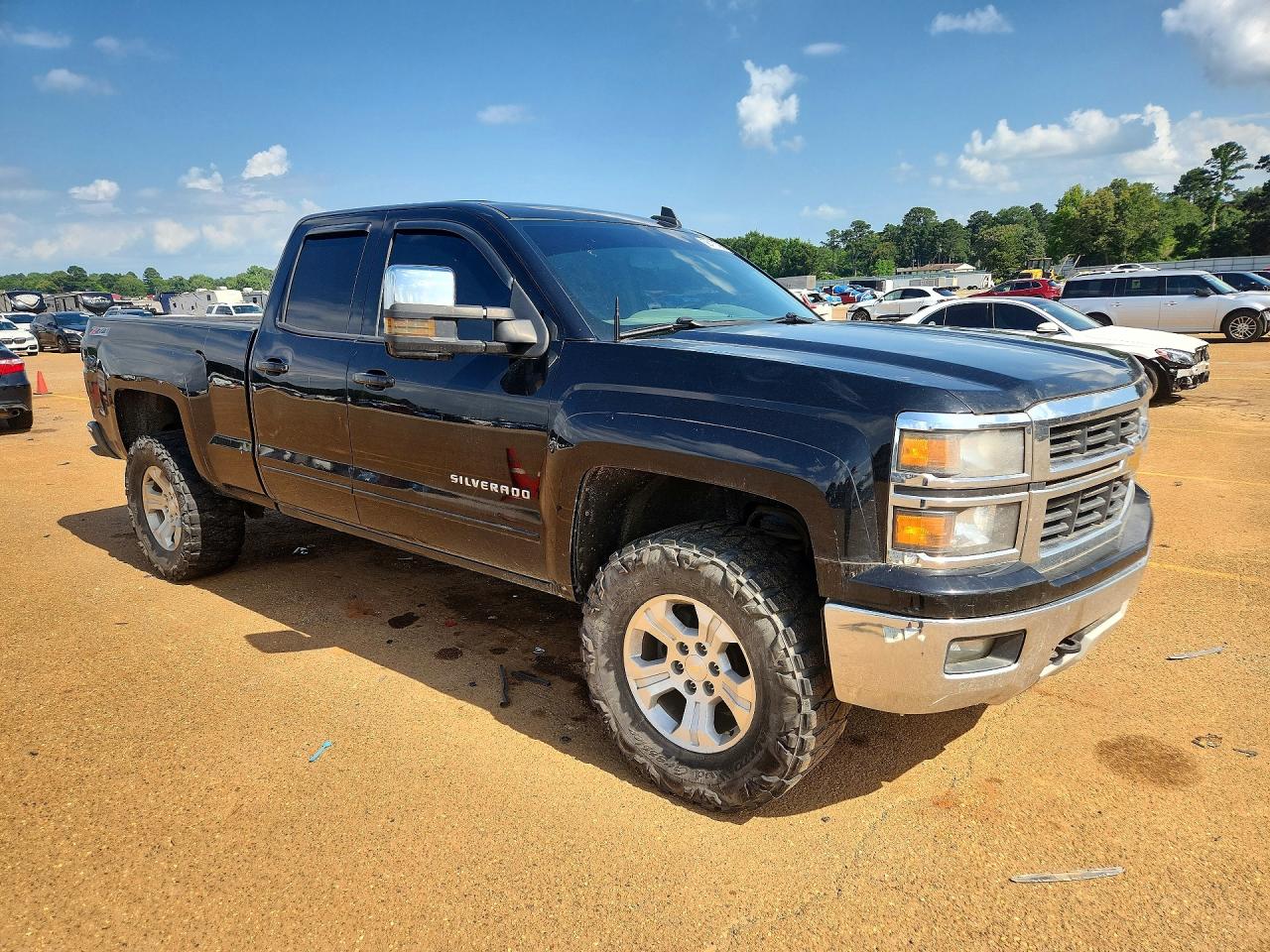 2015 Chevrolet Silverado K1500 Lt Black vin: 1GCVKREC5FZ165067