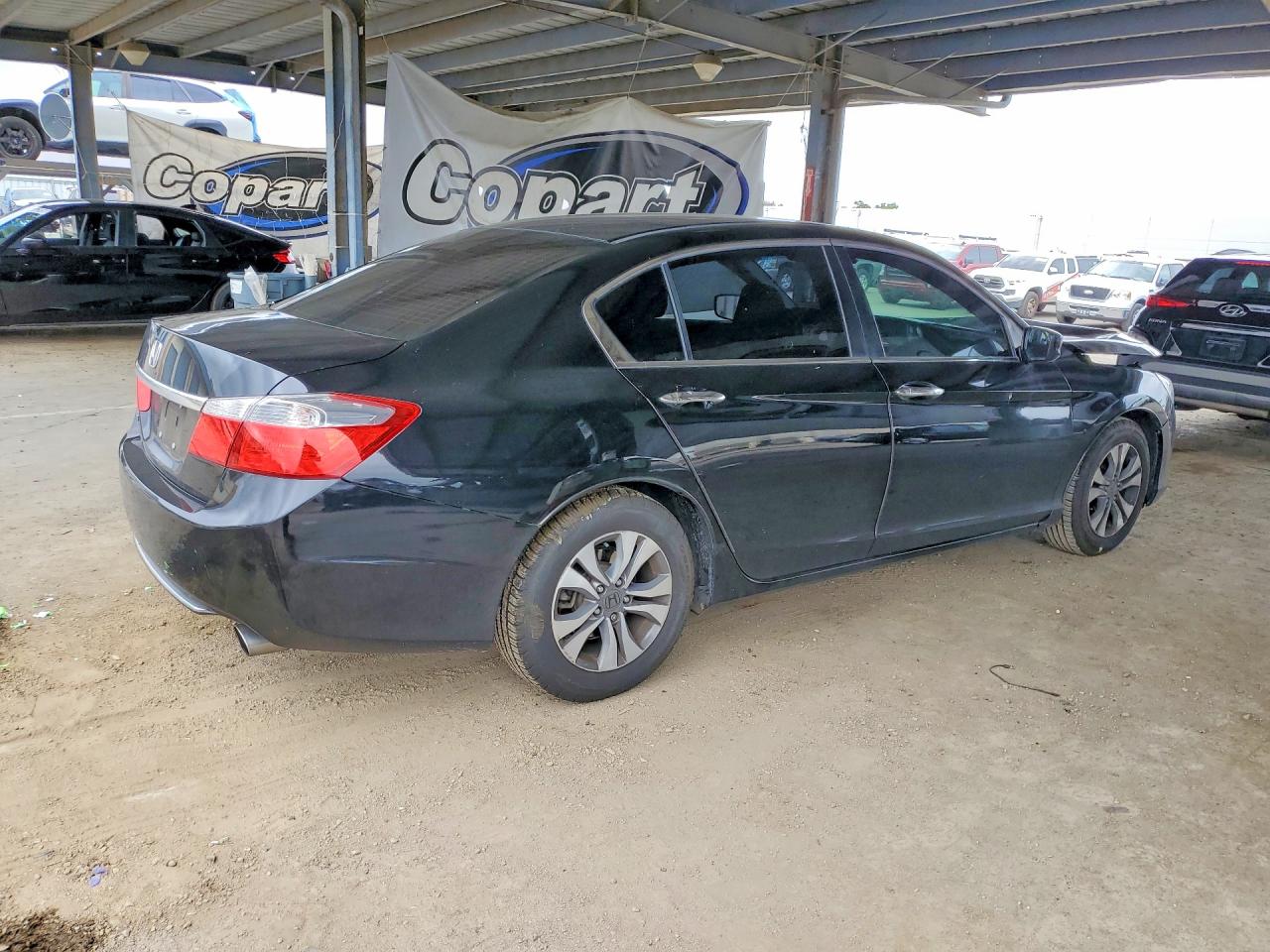 2015 Honda Accord Lx Black vin: 1HGCR2F37FA163815