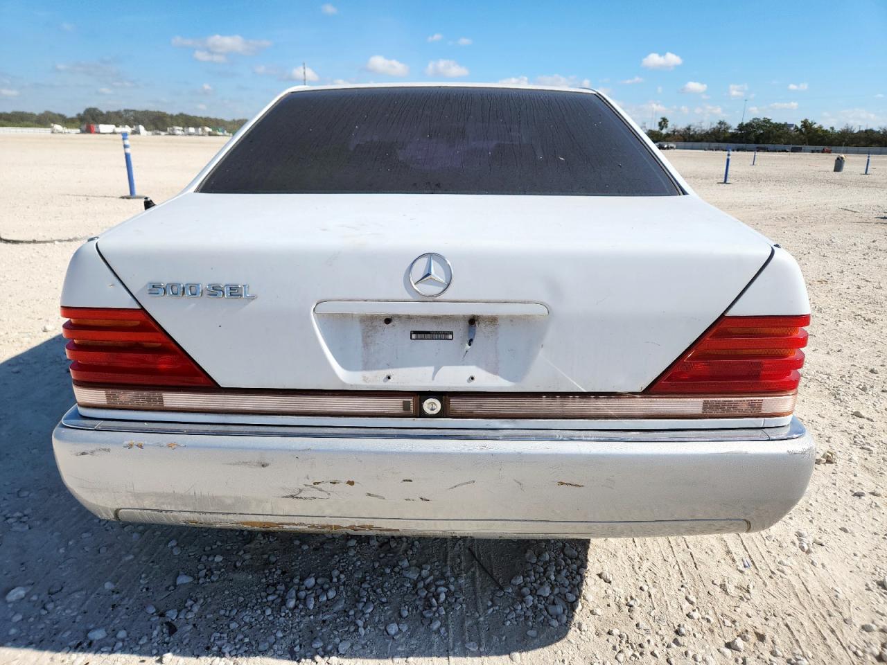 1993 Mercedes-benz 500 Sel White vin: WDBGA51E6PA096674