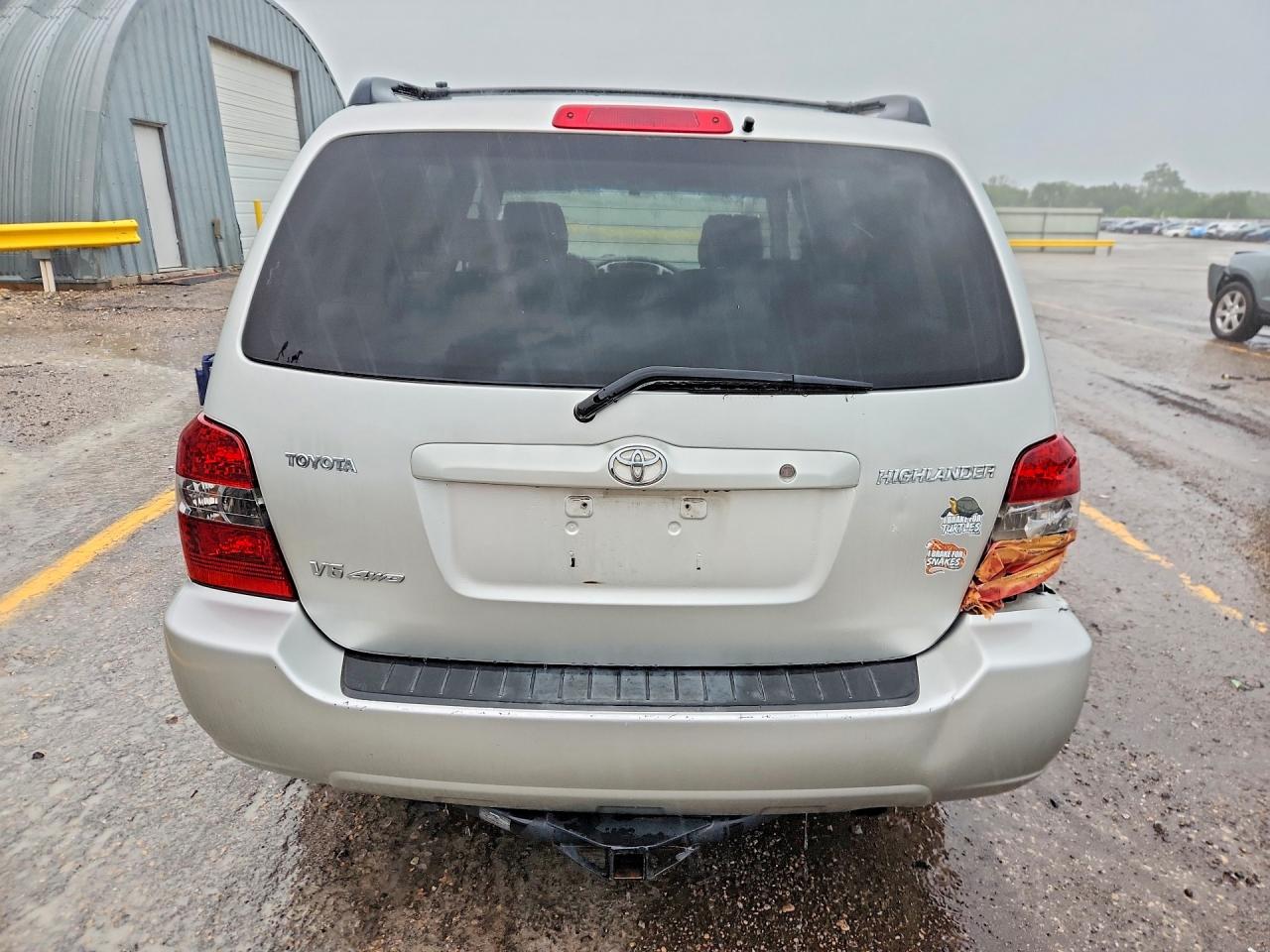 2006 Toyota Highlander Limited Silver vin: JTEEP21A360167977