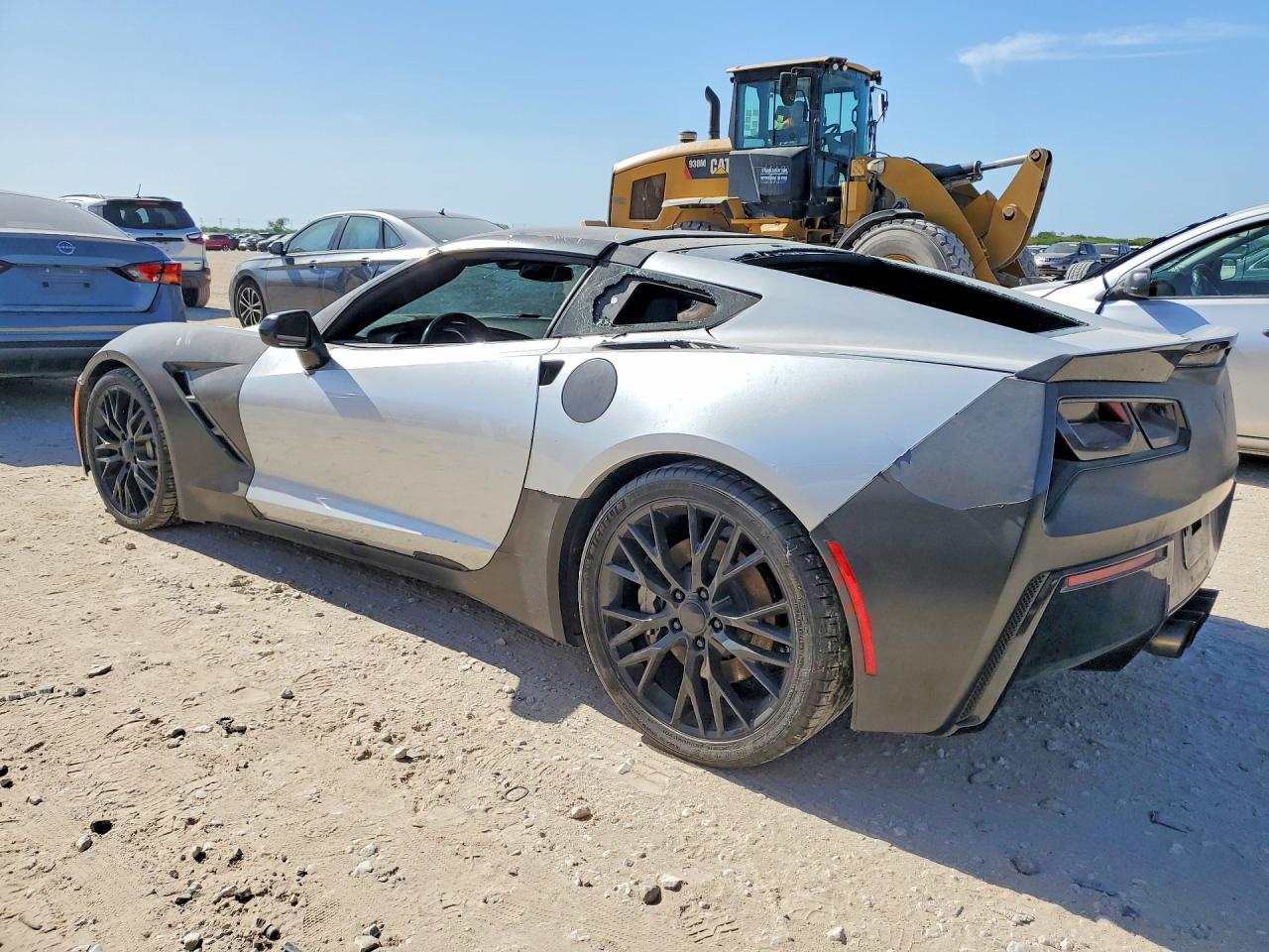 2015 Chevrolet Corvette Stingray 1lt Silver vin: 1G1YB2D70F5124550