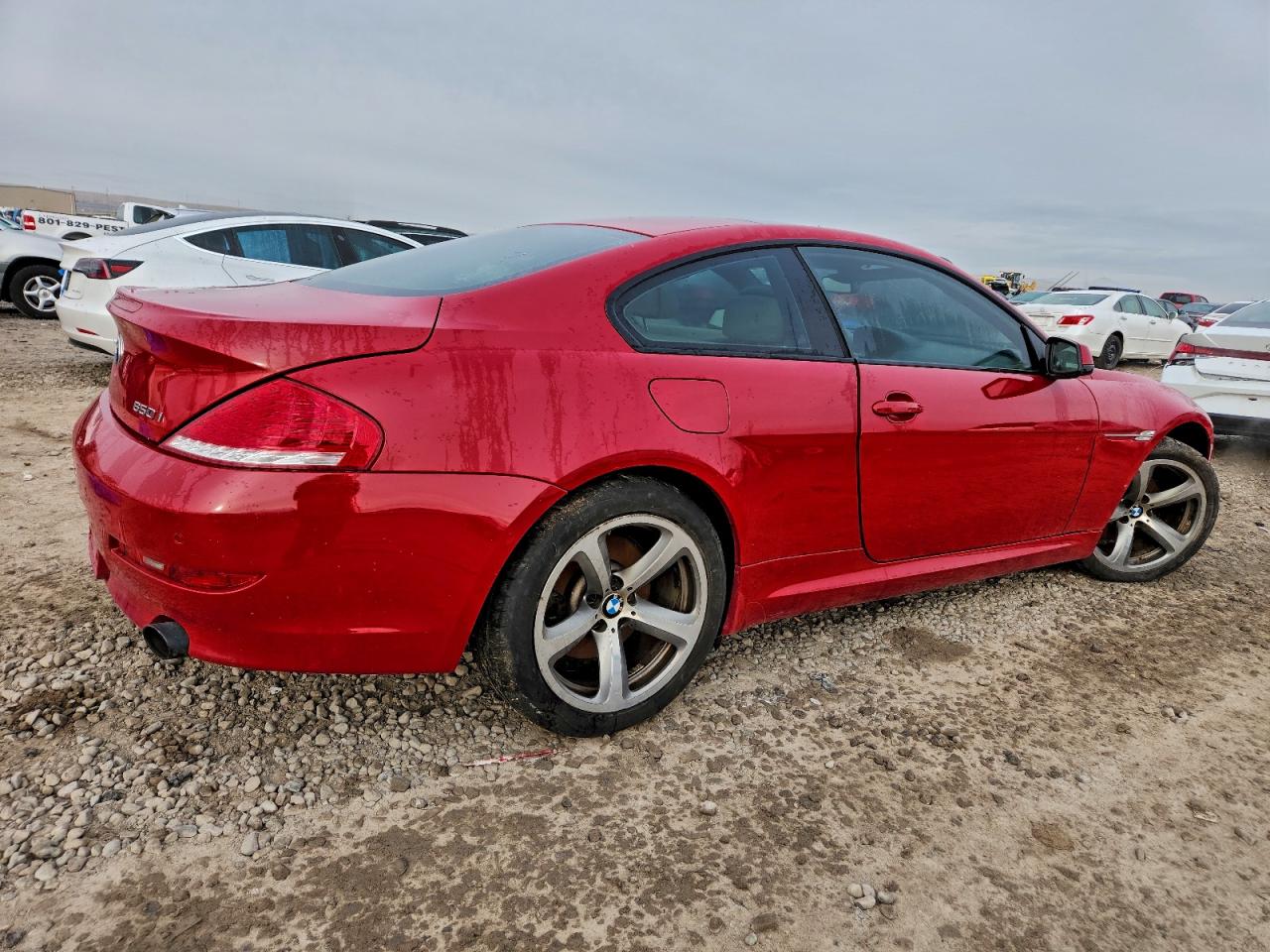 2010 Bmw 650 I Red vin: WBAEA5C50ACV93752