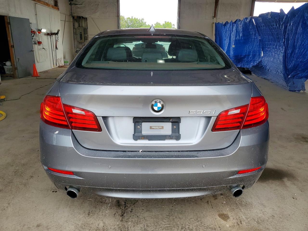 2015 Bmw 535 I Gray vin: WBA5B1C53FD919731