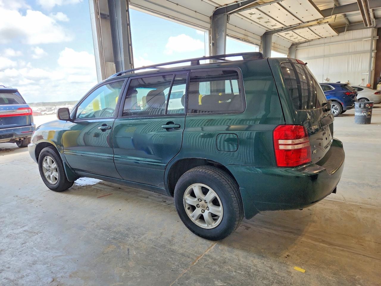 2002 Toyota Highlander Limited Green vin: JTEHF21A820070557