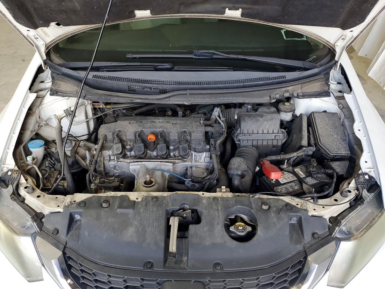 2013 Honda Civic Natural Gas White vin: 19XFB5F59DE000385