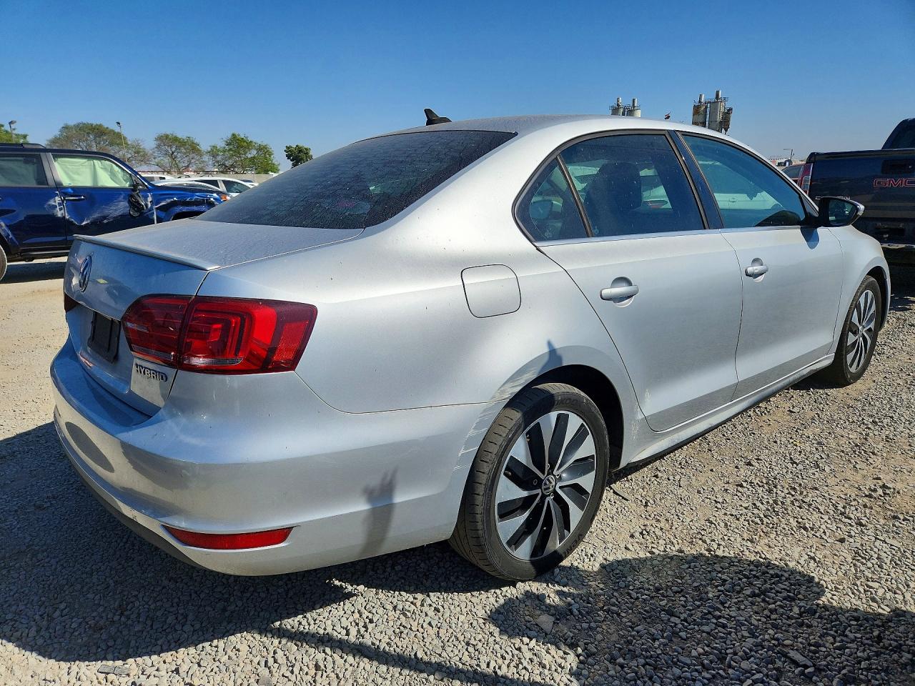 2014 Volkswagen Jetta Hybrid Серебряный vin: 3VW637AJ6EM266853