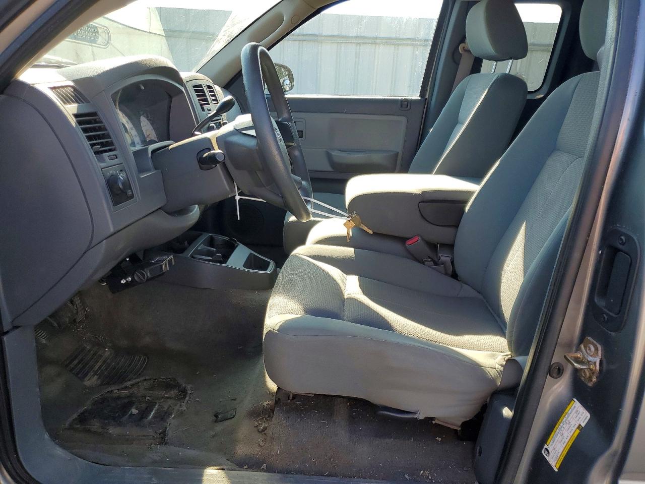 2005 Dodge Dakota St Gray vin: 1D7HW22K65S230655